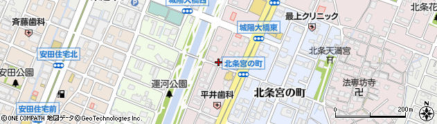 兵庫県姫路市三左衛門堀東の町周辺の地図