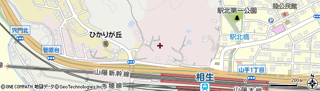 兵庫県相生市菅原町周辺の地図