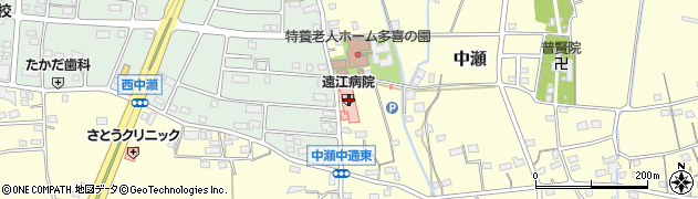 遠江病院周辺の地図