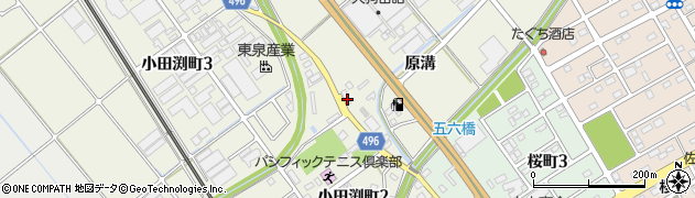 愛知県豊川市白鳥町原溝49周辺の地図
