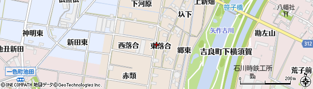 愛知県西尾市笹曽根町周辺の地図