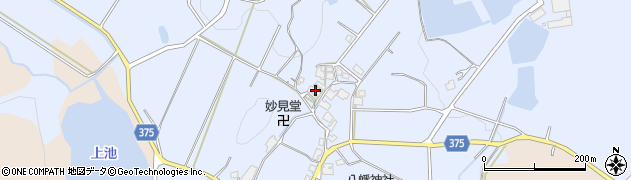 兵庫県加古川市平荘町磐1094周辺の地図