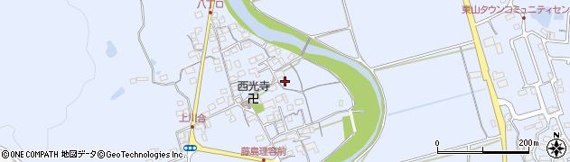 三重県伊賀市川合周辺の地図