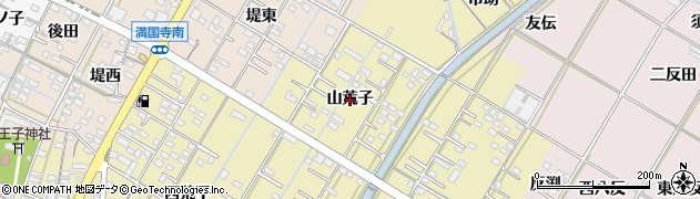 愛知県西尾市一色町一色（山荒子）周辺の地図