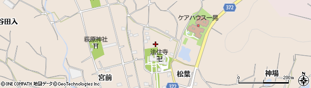 愛知県豊川市御津町赤根百々周辺の地図