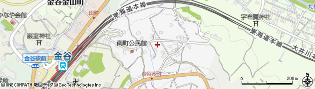 静岡県島田市金谷南町周辺の地図