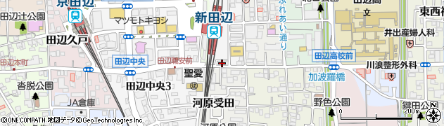 京都府京田辺市河原食田4周辺の地図