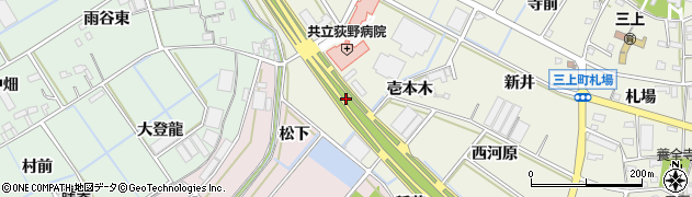 愛知県豊川市三上町小古川周辺の地図