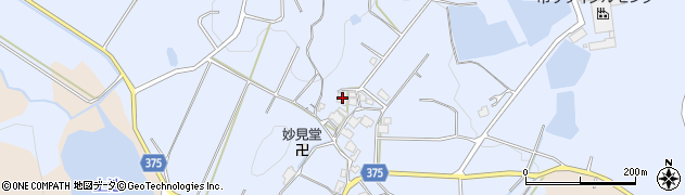 兵庫県加古川市平荘町磐1093周辺の地図