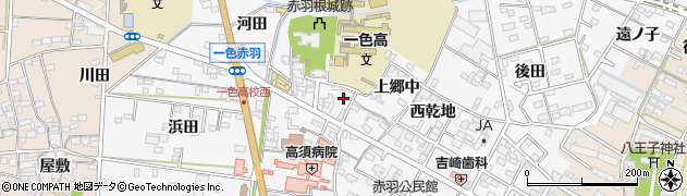 愛知県西尾市一色町赤羽上郷中28周辺の地図