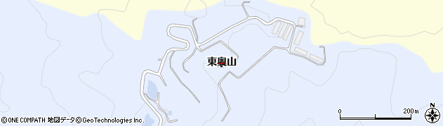 愛知県西尾市西幡豆町（東奥山）周辺の地図