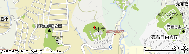 兵庫県宝塚市切畑（長尾山）周辺の地図