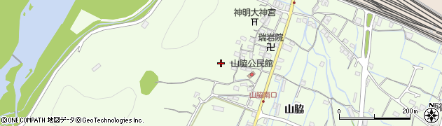 兵庫県姫路市四郷町（山脇）周辺の地図