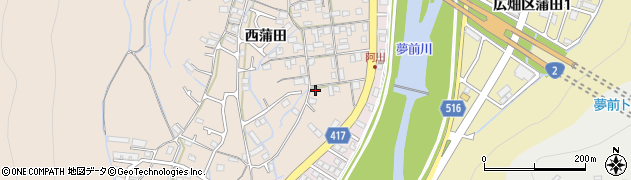 兵庫県姫路市広畑区西蒲田1108周辺の地図