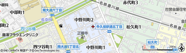 中日本高速道路寮周辺の地図