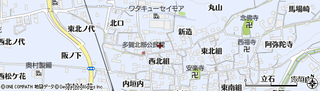 京都府綴喜郡井手町多賀茶臼塚4周辺の地図