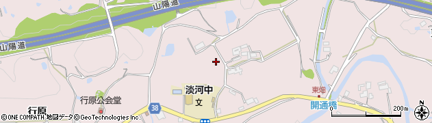 兵庫県神戸市北区淡河町周辺の地図