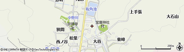 愛知県蒲郡市一色町（中屋敷）周辺の地図