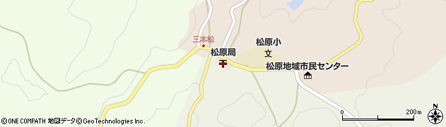 高梁松原郵便局 ＡＴＭ周辺の地図