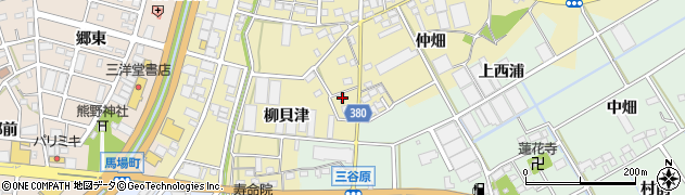 愛知県豊川市牧野町柳貝津37周辺の地図