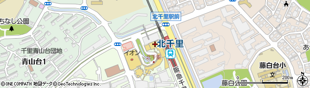 池田泉州銀行北千里支店 ＡＴＭ周辺の地図