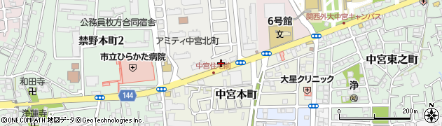 西田鍼灸整骨院周辺の地図