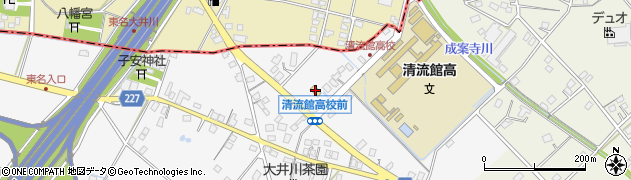 セブンイレブン焼津清流館高校前店周辺の地図