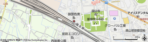 兵庫県姫路市御国野町国分寺98周辺の地図