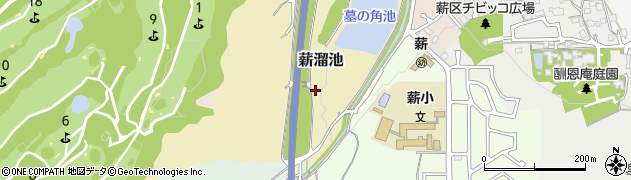 京都府京田辺市薪溜池31周辺の地図