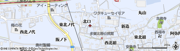 京都府綴喜郡井手町多賀北口15周辺の地図