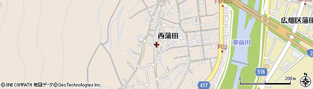 兵庫県姫路市広畑区西蒲田1196周辺の地図
