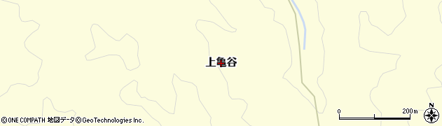 島根県邑南町（邑智郡）上亀谷周辺の地図