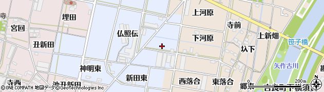 愛知県西尾市平口町蓮台周辺の地図