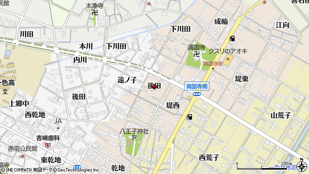 〒444-0422 愛知県西尾市一色町味浜の地図