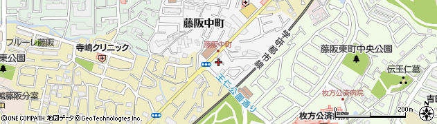 大阪府枚方市藤阪中町4-15周辺の地図