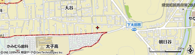 兵庫県姫路市勝原区大谷323周辺の地図