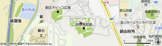 京都府京田辺市薪里ノ内102周辺の地図
