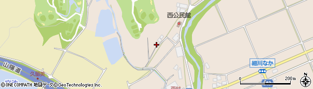兵庫県三木市細川町西226周辺の地図