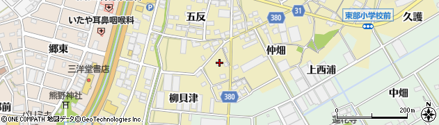 愛知県豊川市牧野町柳貝津48周辺の地図