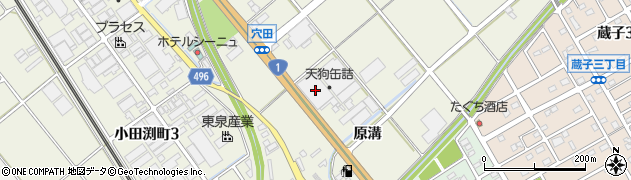 愛知県豊川市白鳥町原溝28周辺の地図