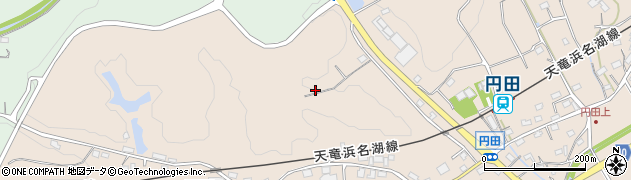 静岡県森町（周智郡）円田周辺の地図