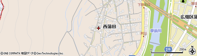 兵庫県姫路市広畑区西蒲田1223周辺の地図