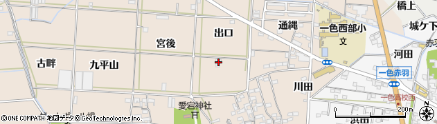 愛知県西尾市一色町治明出口56周辺の地図