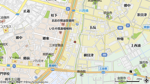 〒442-0806 愛知県豊川市牧野町の地図