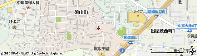中村パーキング周辺の地図