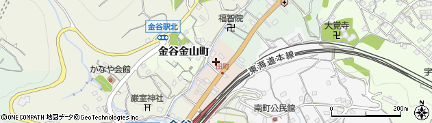 静岡県島田市金谷田町周辺の地図