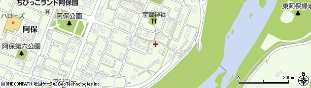 兵庫県姫路市阿保91周辺の地図
