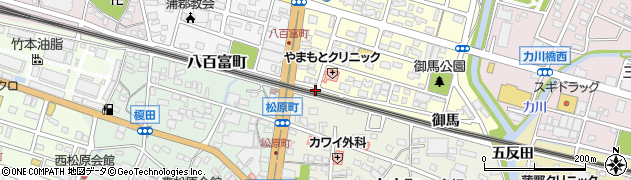 愛知県蒲郡市府相町丸山周辺の地図