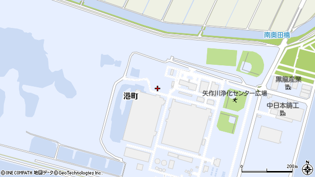 〒444-0335 愛知県西尾市港町の地図