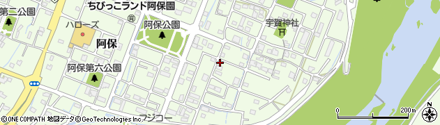 兵庫県姫路市阿保336周辺の地図